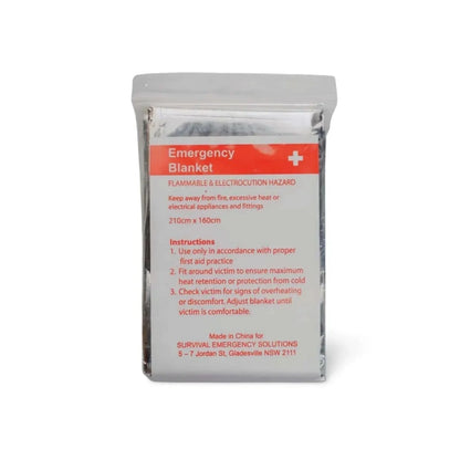 Emergency blanket included in the Best Snake Bite KIT for outdoor safety.