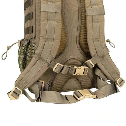 Medical backpack for survival featuring durable CORDURA material and internal frame, ideal for emergency preparedness.