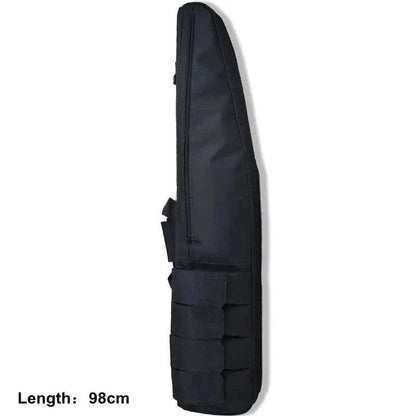 Tactical Rifle Case for long guns, 98cm, water-resistant 600D Oxford fabric, MOLLE system.