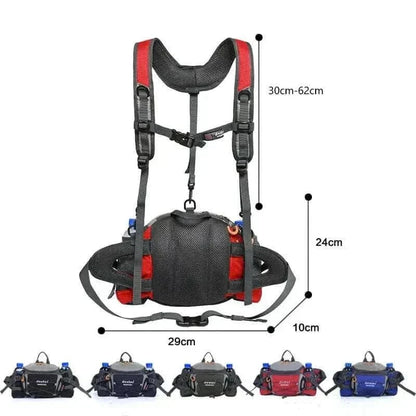 AdaptiPack Nylon Outdoor Companion with adjustable straps and multiple storage pockets for outdoor activities.