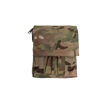 Tactical Notebook Cover by Valhalla in Multicam Cordura with pen slots and Velcro flap.