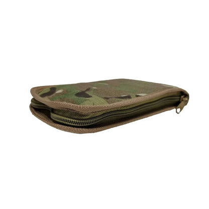 Waterproof Notebook Cover by Valhalla, CORDURA fabric, fits 3" x 5" spiral notebooks, rugged zipper, holds 4 pens.