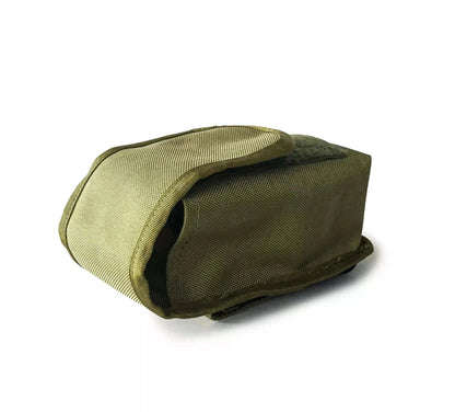 Modular Utility Pouch made from durable 1000D nylon for outdoor and everyday use, featuring adjustable Velcro closure.