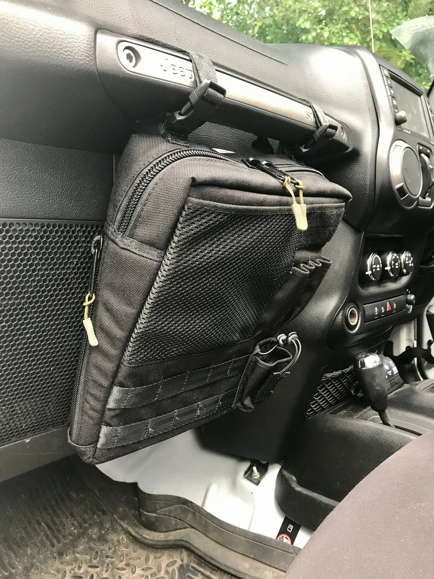 Jeep Wrangler Storage Bag for Glove Compartment Handle JustGoodKit Jeep Wrangler Storage Bag for Glove Compartment Handle Jeep Wrangler Storage Bag for Glove Compartment Handle