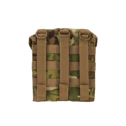 Australian MultiCam Valhalla MOLLE Minimi Pouch with secure horseshoe and Velcro closure, versatile tactical gear for military and outdoor use.