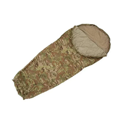 Valhalla Bivi Bag in Multicam design, ultimate outdoor sleeping solution.
