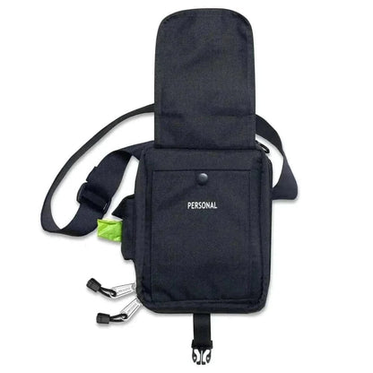 SURVIVAL Best Pet First Aid Kit with shoulder strap, eco-friendly disposal bags, and various essential pet care tools.