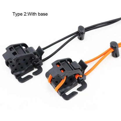 Multi-Purpose MOLLE Webbing Buckle Clip for tactical gear organization and secure attachment.