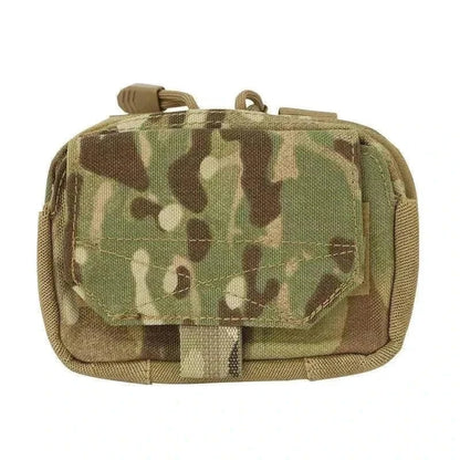 Tactical Phone Pouch with felt-lined front and MOLLE compatibility.