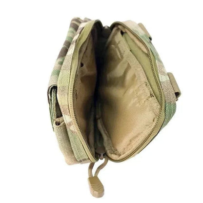 Tactical Phone Pouch with dual zipper sliders and MOLLE compatibility