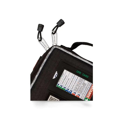 SURVIVAL Best Vehicle First Aid Kit with rugged design and essential roadside items.