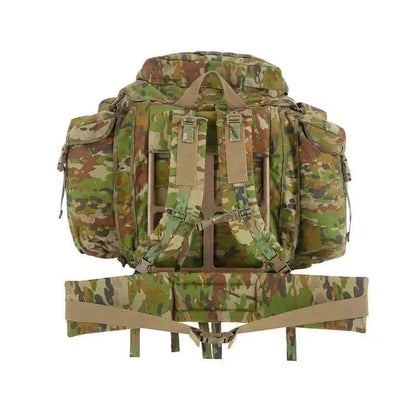 ALICE Pack by Valhalla in Australian MultiCam, featuring detachable pouches and durable 1000D Cordura material.