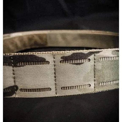 Valhalla ECS Tactical Battle Belt with laser-cut MOLLE system for gear attachment.