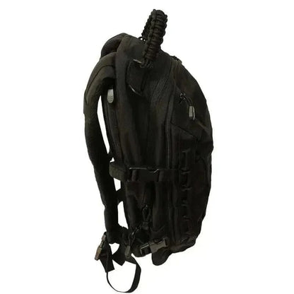 Tactical Everyday Carry Pack by Valhalla with zippered compartments and MOLLE system.