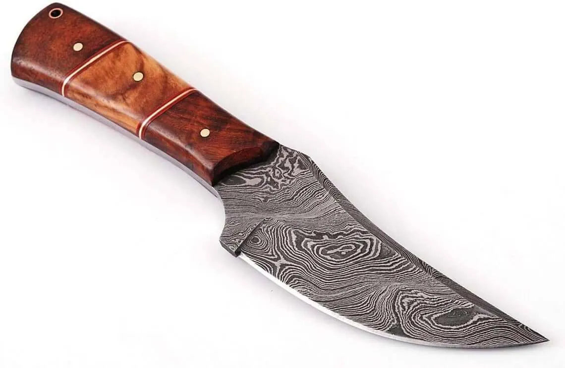 Damascus Steel Knife by AMSKnives | JustGoodKit