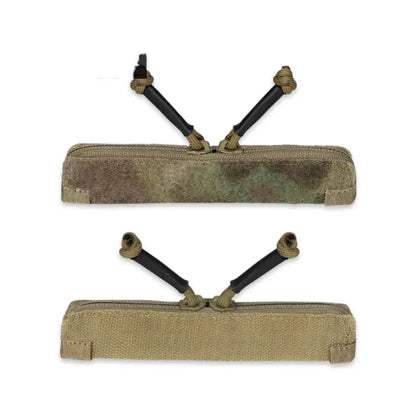 Tactical Double Zipper Storage Pouch in various colors, designed for quick access with durable nylon and YKK zippers.