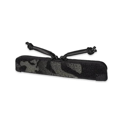 Tactical Double Zipper Storage Pouch in camouflage design, durable nylon, YKK zippers, versatile for vests or packs.