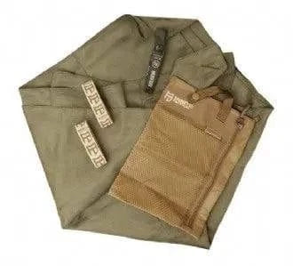 Tactical Towel by McNETT Tactical with mesh pouch and grommets for multipurpose use.