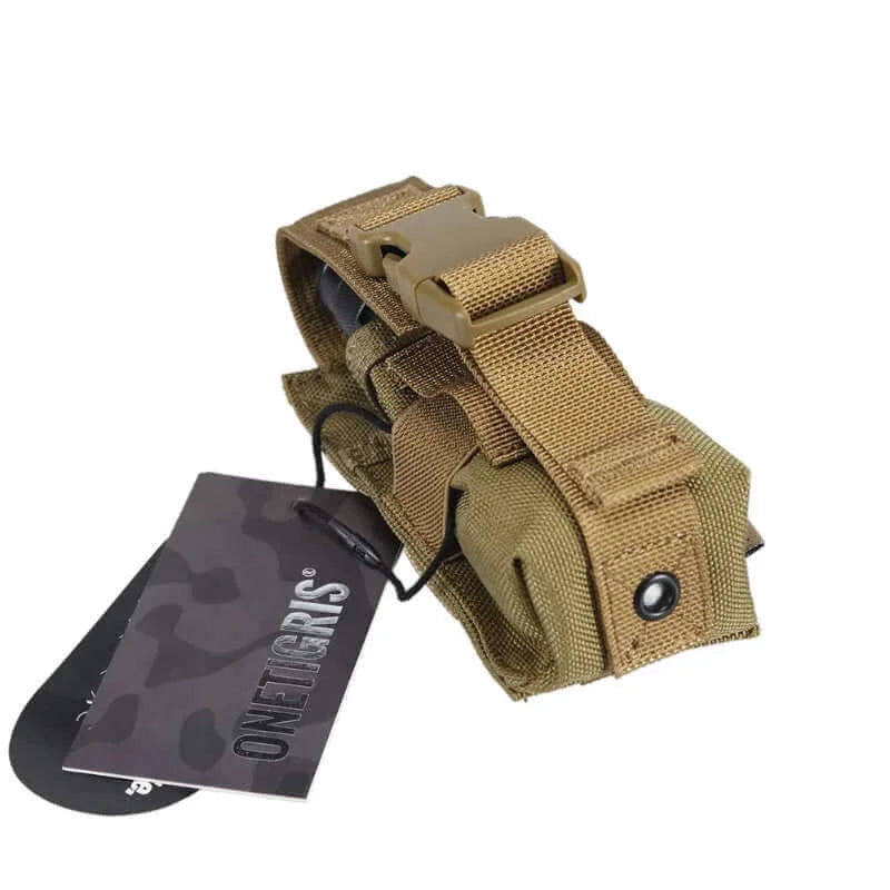 Tactical Flashlight Holster with MOLLE JustGoodKit Tactical Flashlight Holster with MOLLE Everyday Carry Pouch