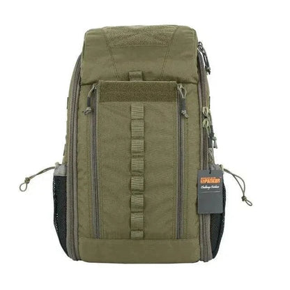Tactical Multifunctional Backpack with multiple compartments and durable CORDURA nylon material.