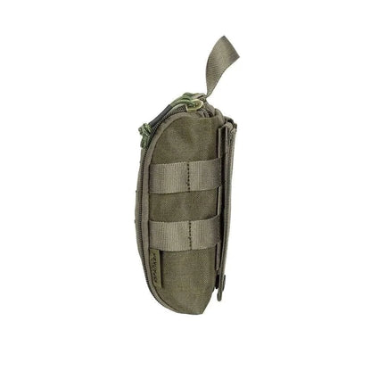 Compact First Aid Pouch with MOLLE compatibility, made from abrasion-resistant Cordura.