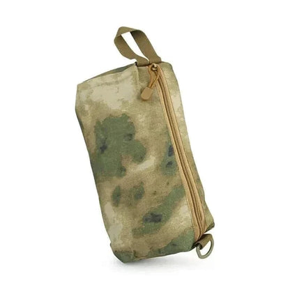 EDC Organiser in camouflage design with zipper closure and handle.
