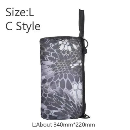 EDC Organiser in C Style, size L, with grey patterned design, ideal for everyday carry items.