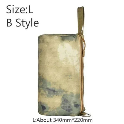 EDC Organiser in camouflage design, size L, for everyday carry items.