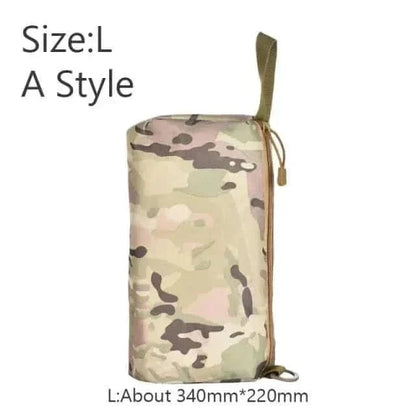 Camouflage EDC organiser in large size for everyday carry items.