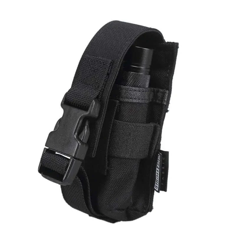 Tactical Flashlight Holster with MOLLE JustGoodKit Tactical Flashlight Holster with MOLLE Everyday Carry Pouch