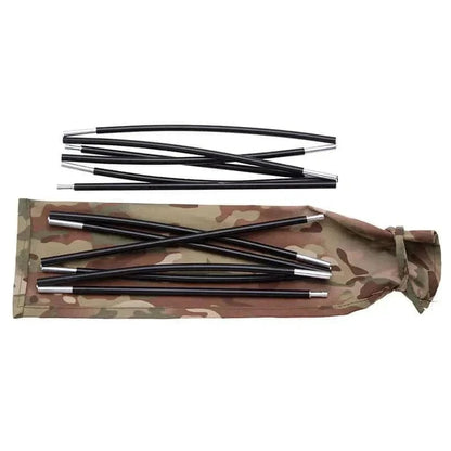 Valhalla Bivi Bag components with camouflage carry bag.